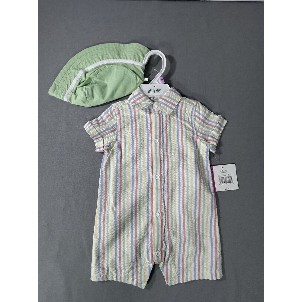 Little Me Baby Romper and‎ hat 9 month NWT